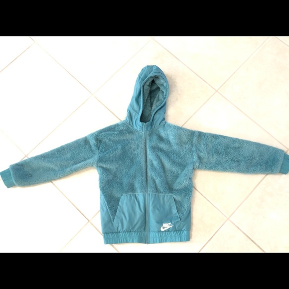 fuzzy nike jacket